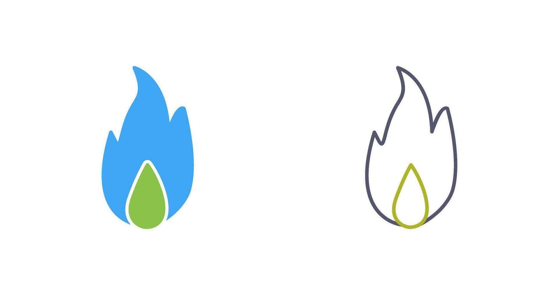 Unique Fire Vector Icon