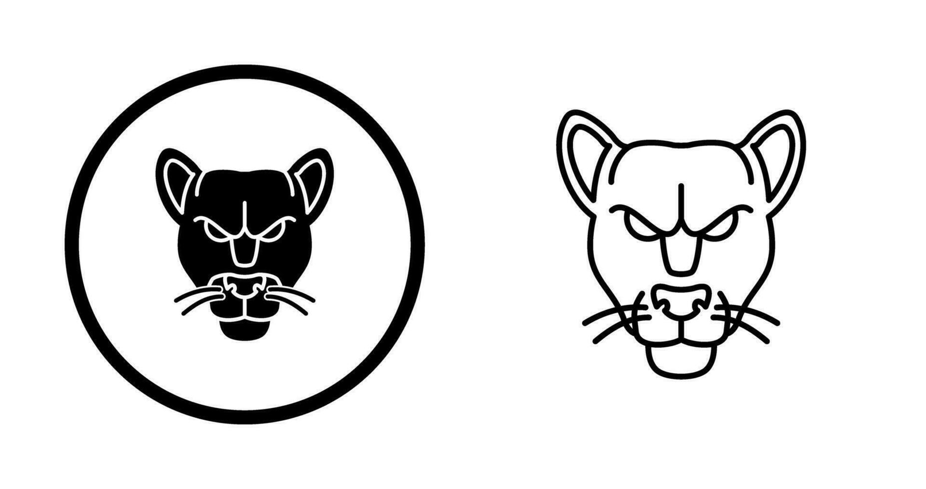 Black Panther Vector Icon