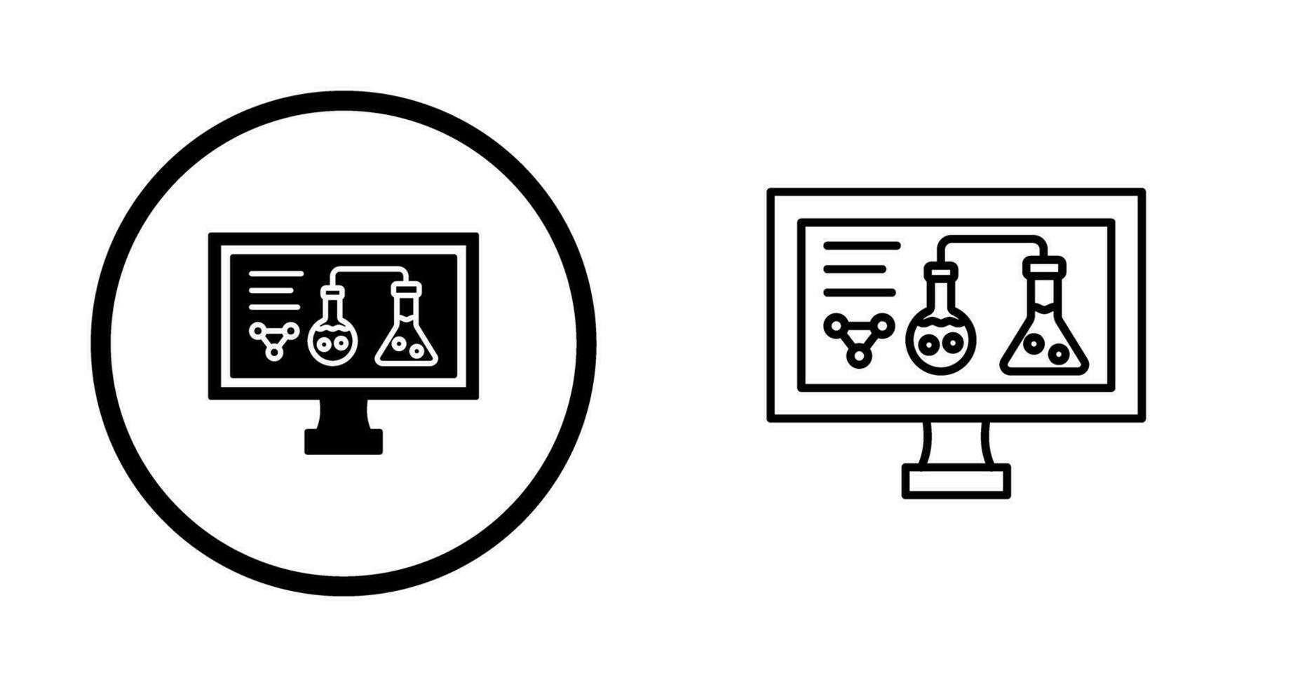 icono de vector de experimento