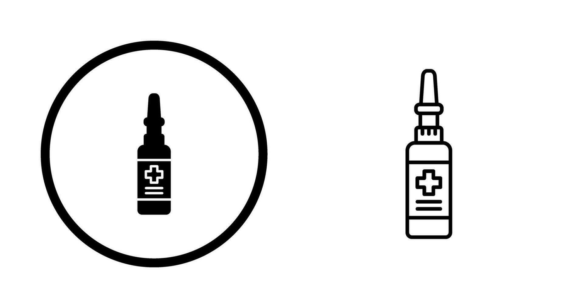 Nasal Spray Vector Icon