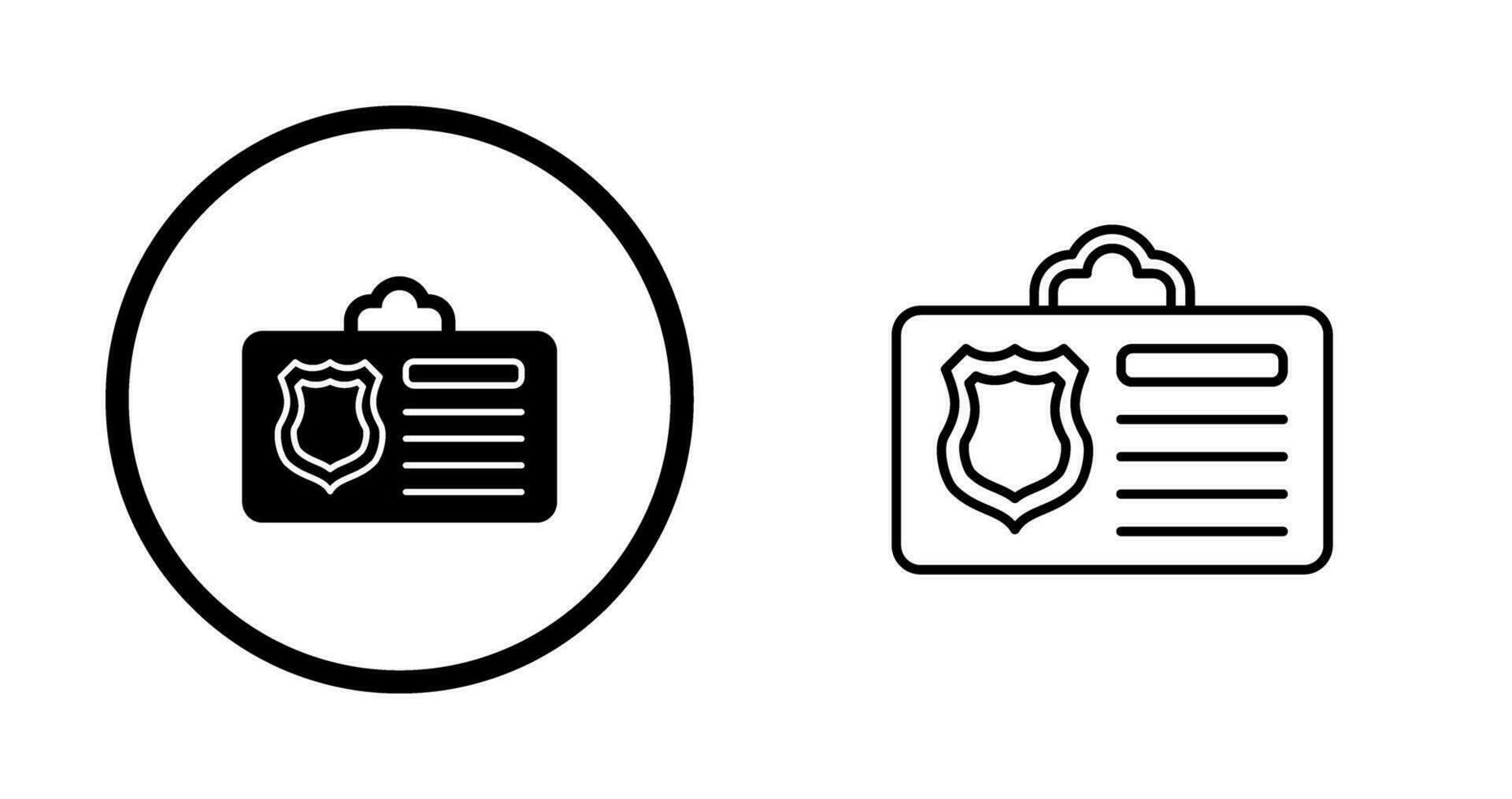 Id Card Vector Icon