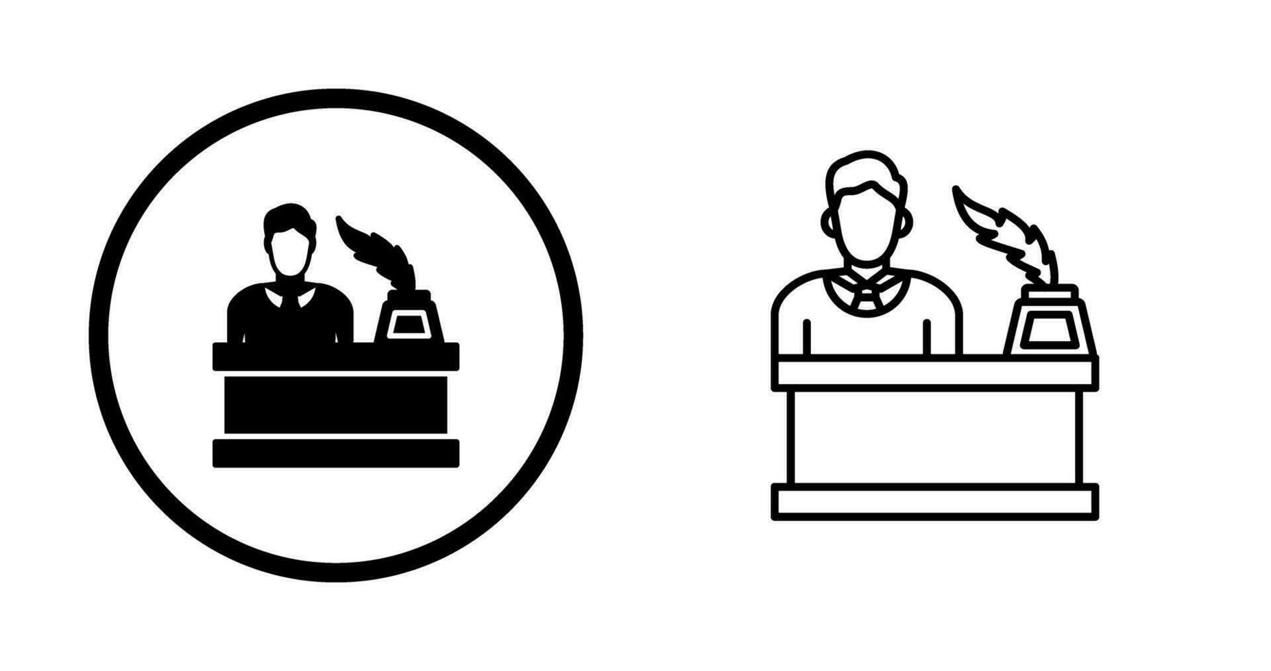 magistrate Vector Icon