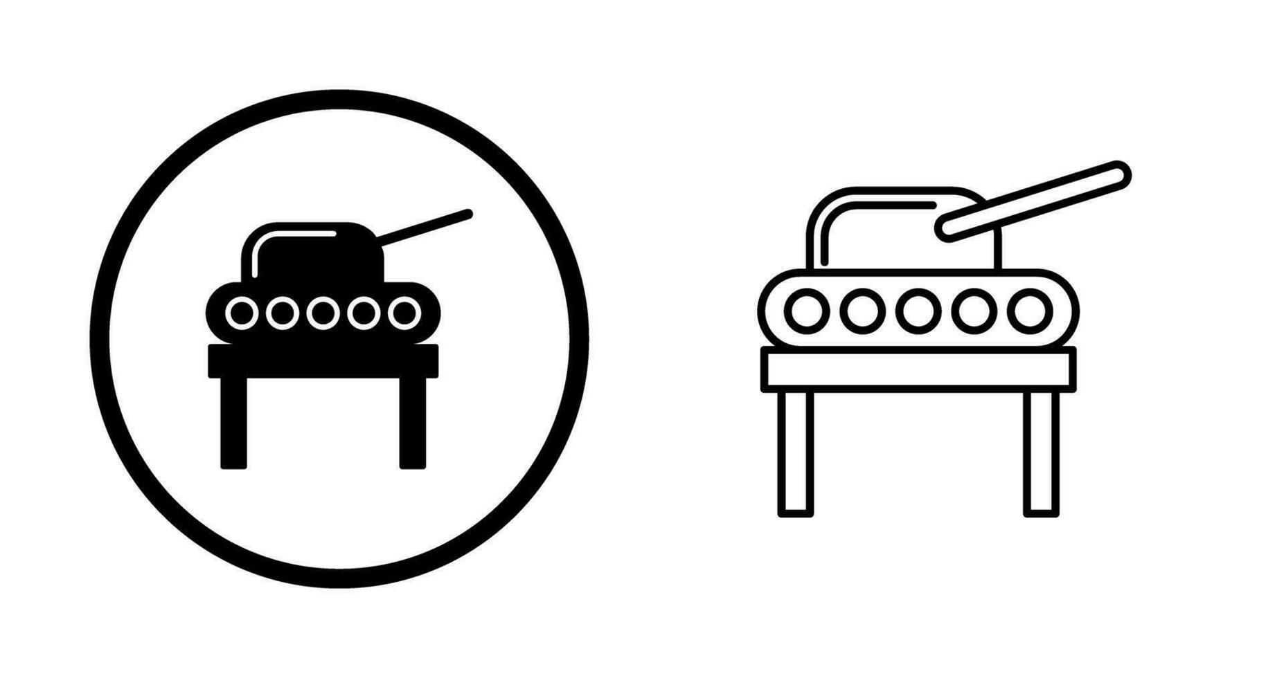 Tank Exhibit Vector Icon