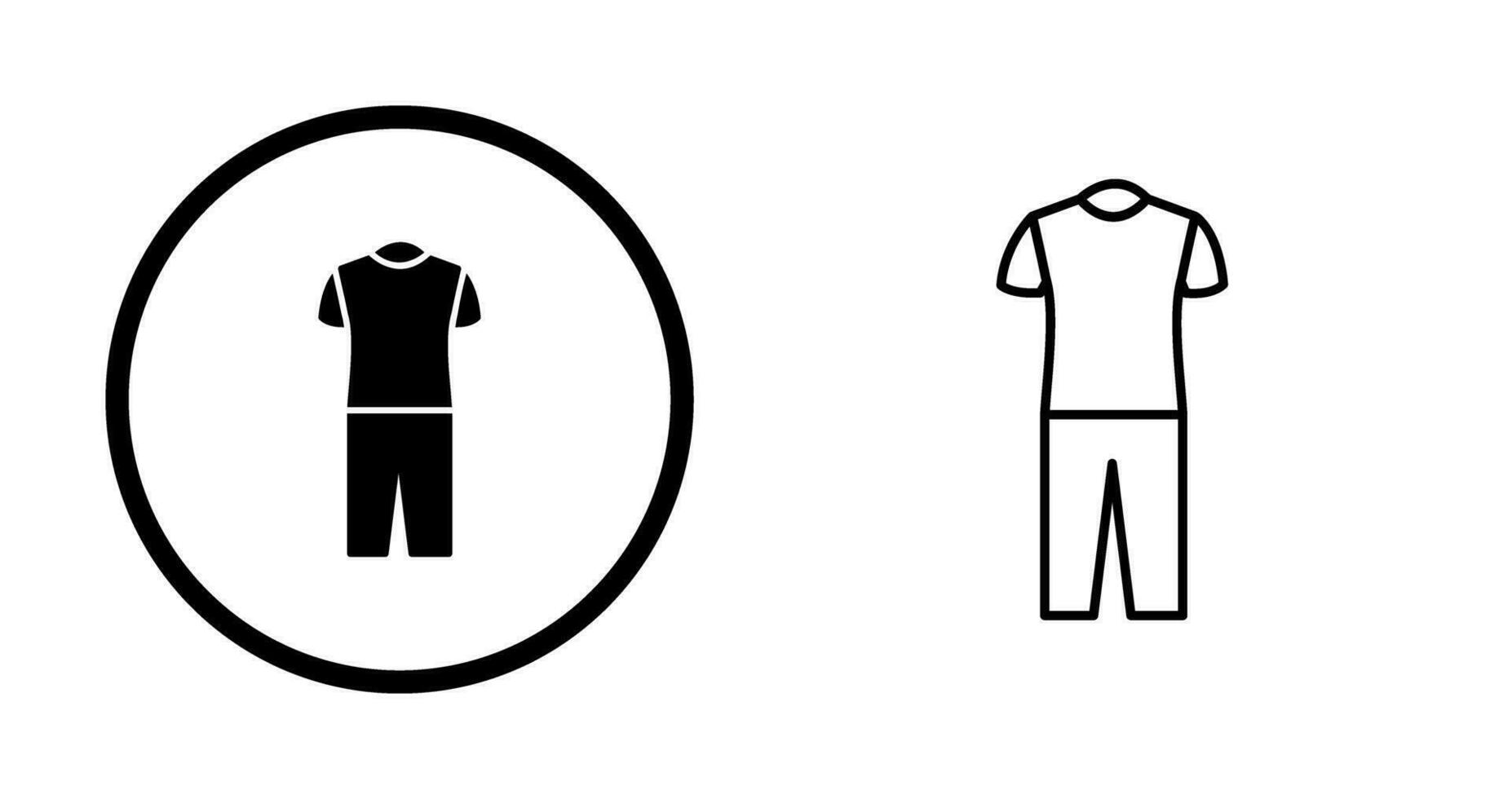 Pyjamas Suit Vector Icon