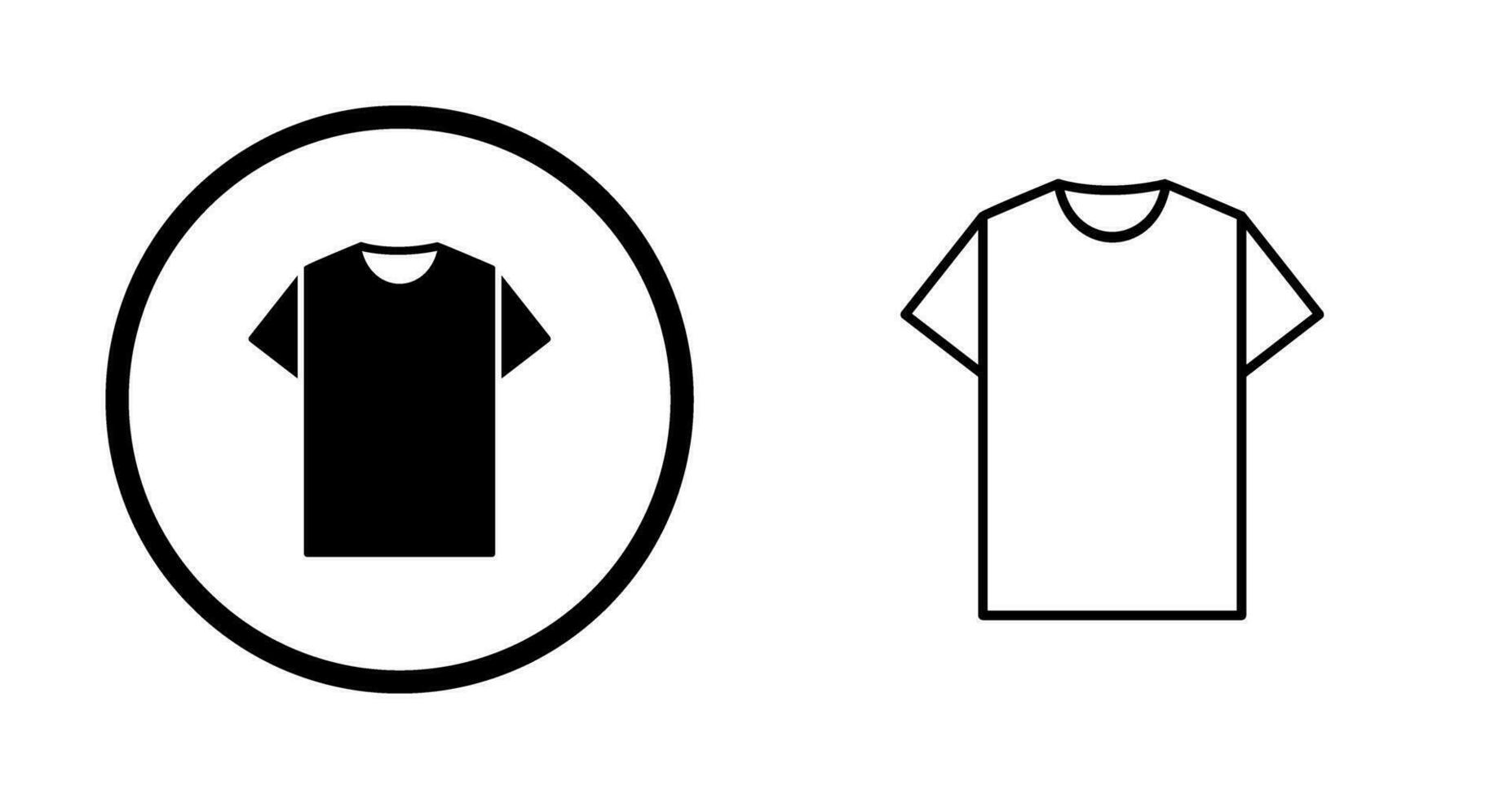 Plain T Shirt Vector Icon