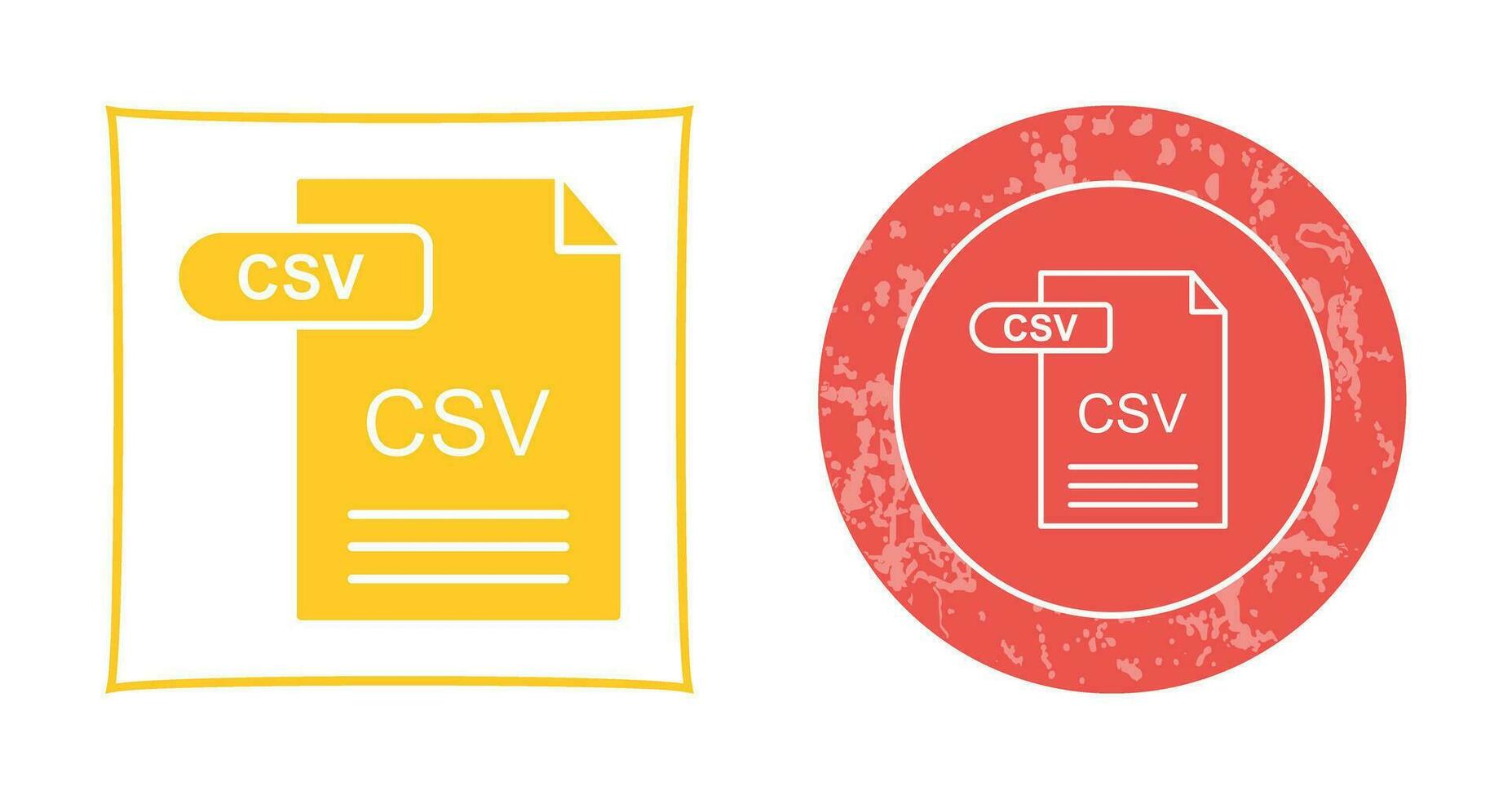 CSV Vector Icon