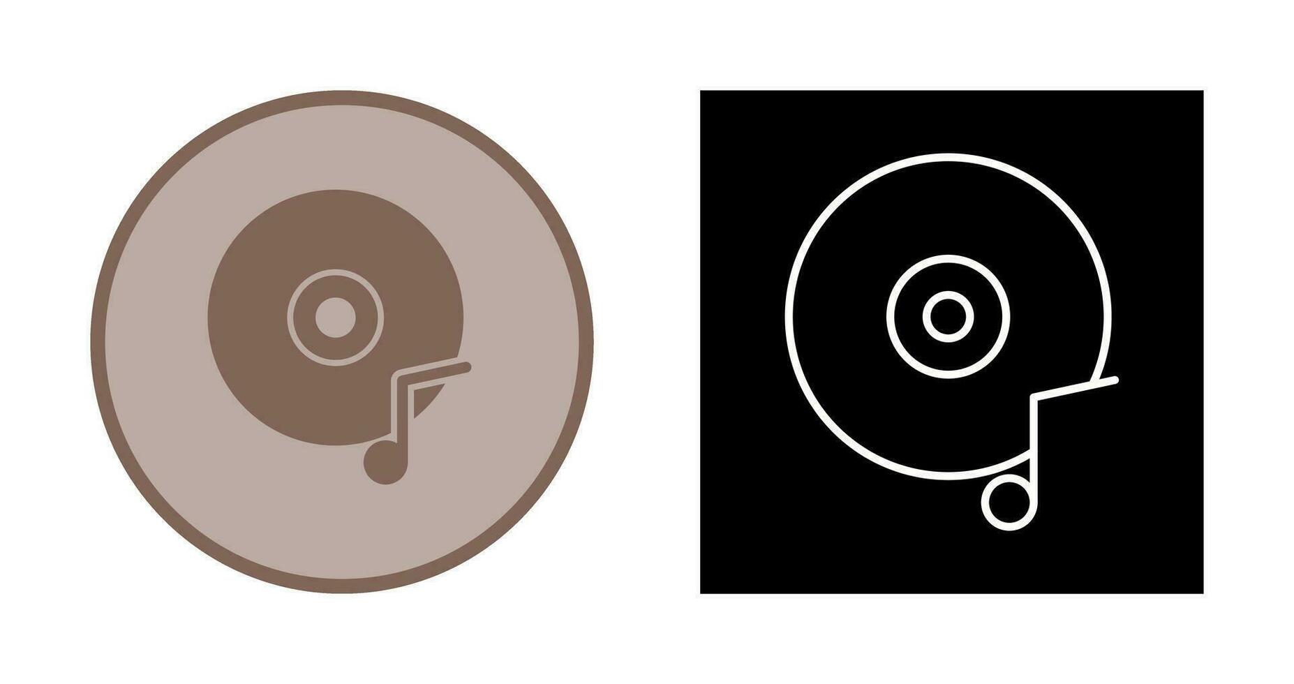 Music CD Vector Icon