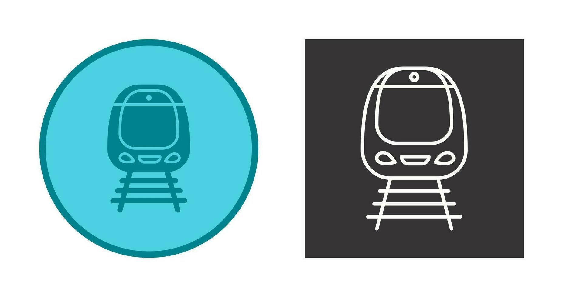 icono de vector de tren