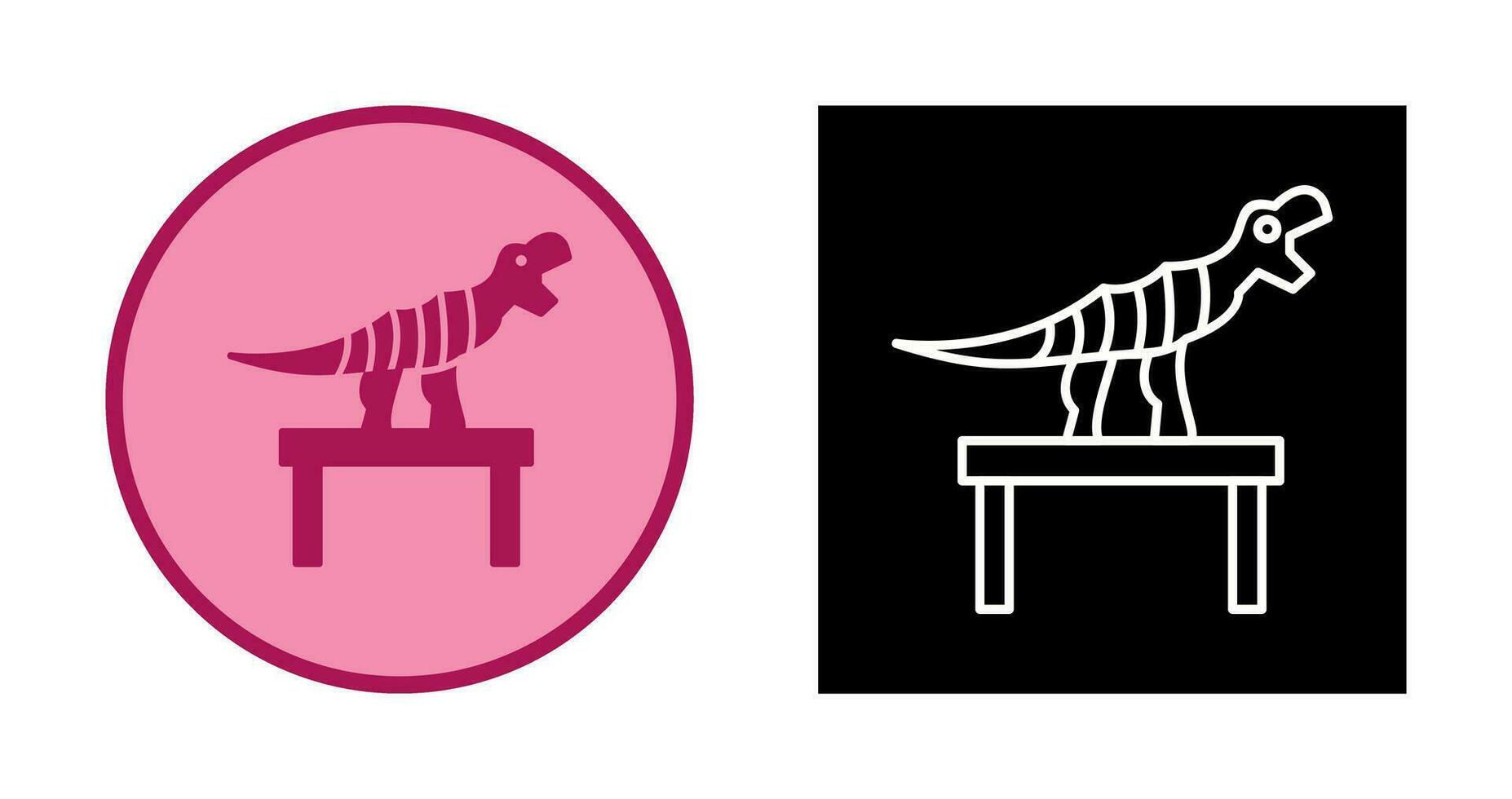 Bones Exhibit Vector Icon