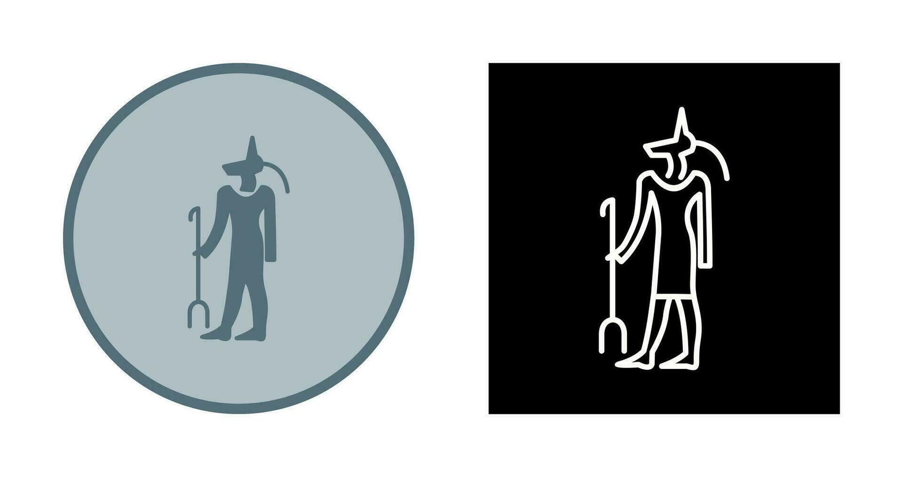 Egyptian god Vector Icon