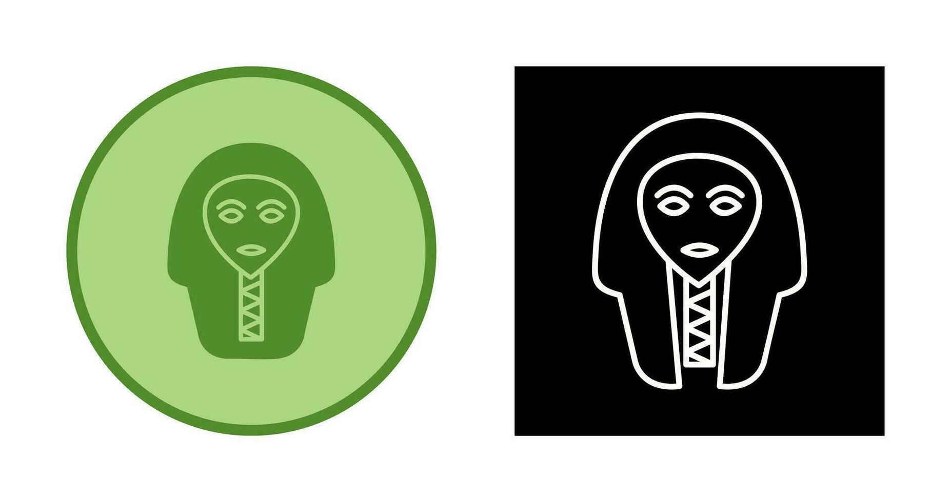 Egyptian Face Vector Icon