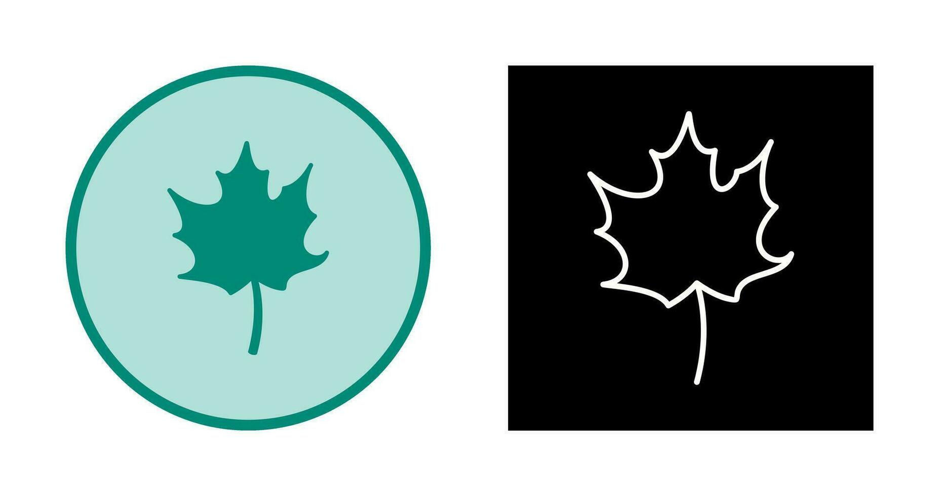 Autumn Leaf Vector Icon