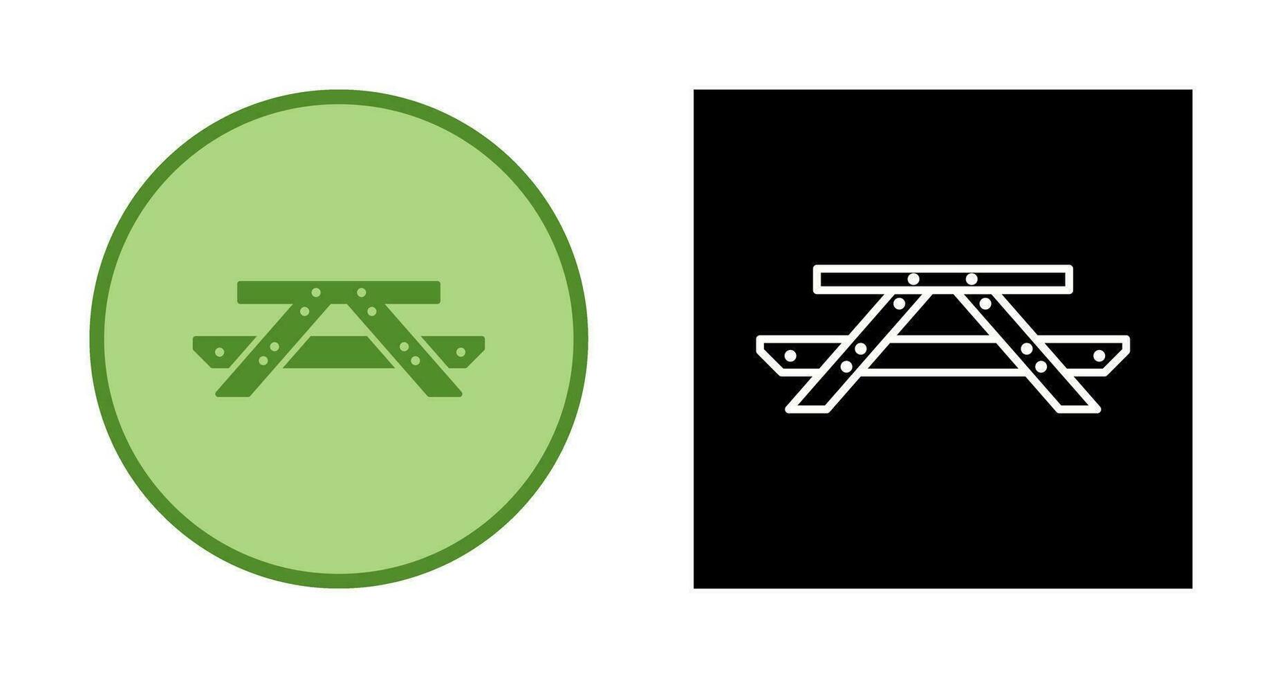 Picnic of Table Vector Icon