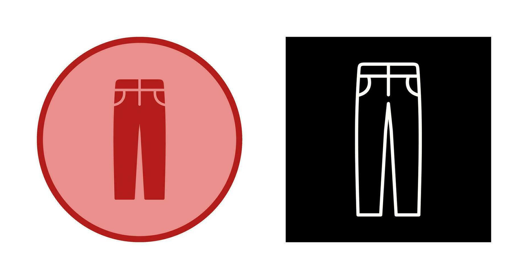 Men's Pants Vector Icon