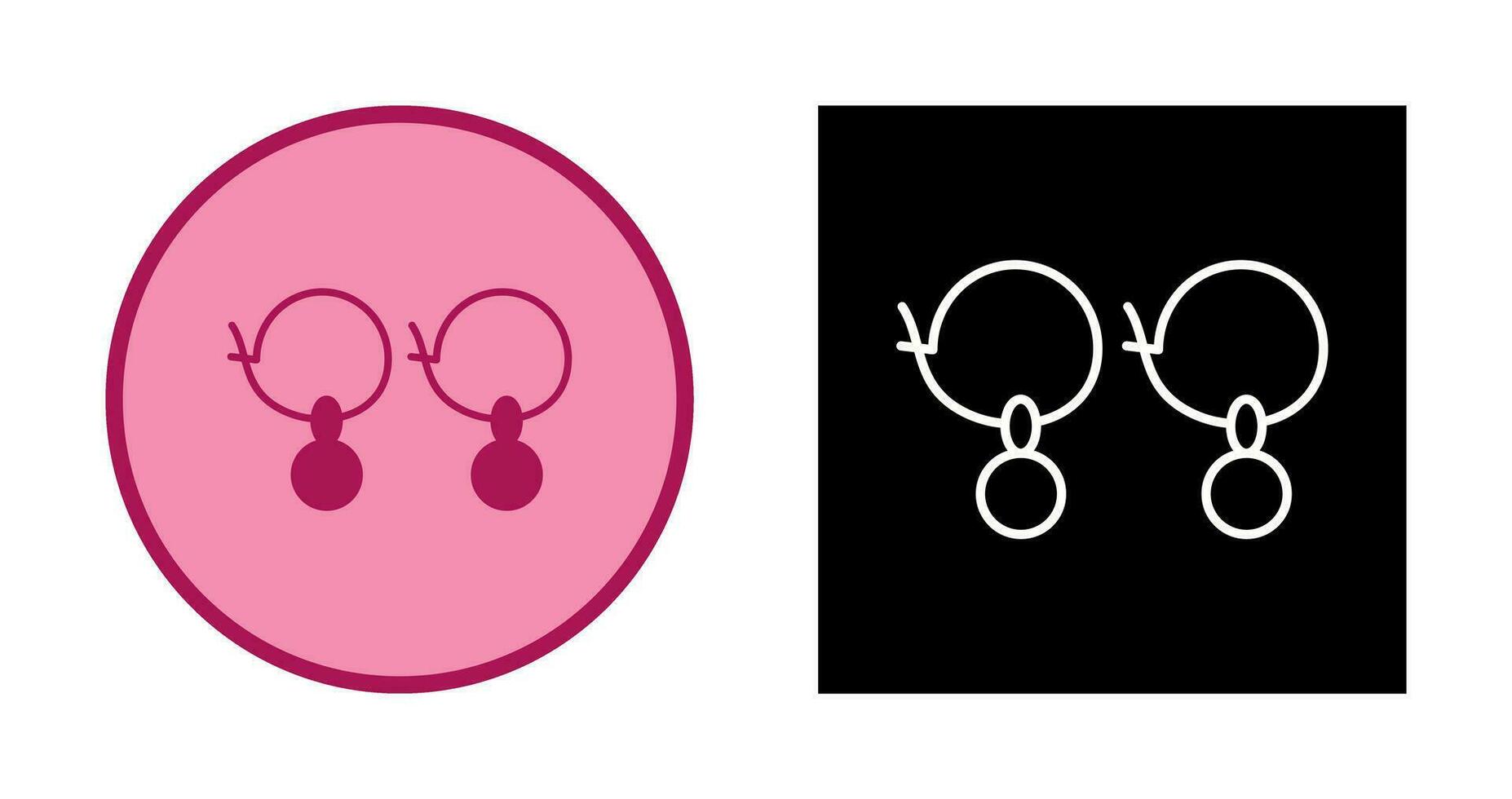 Earrings Vector Icon