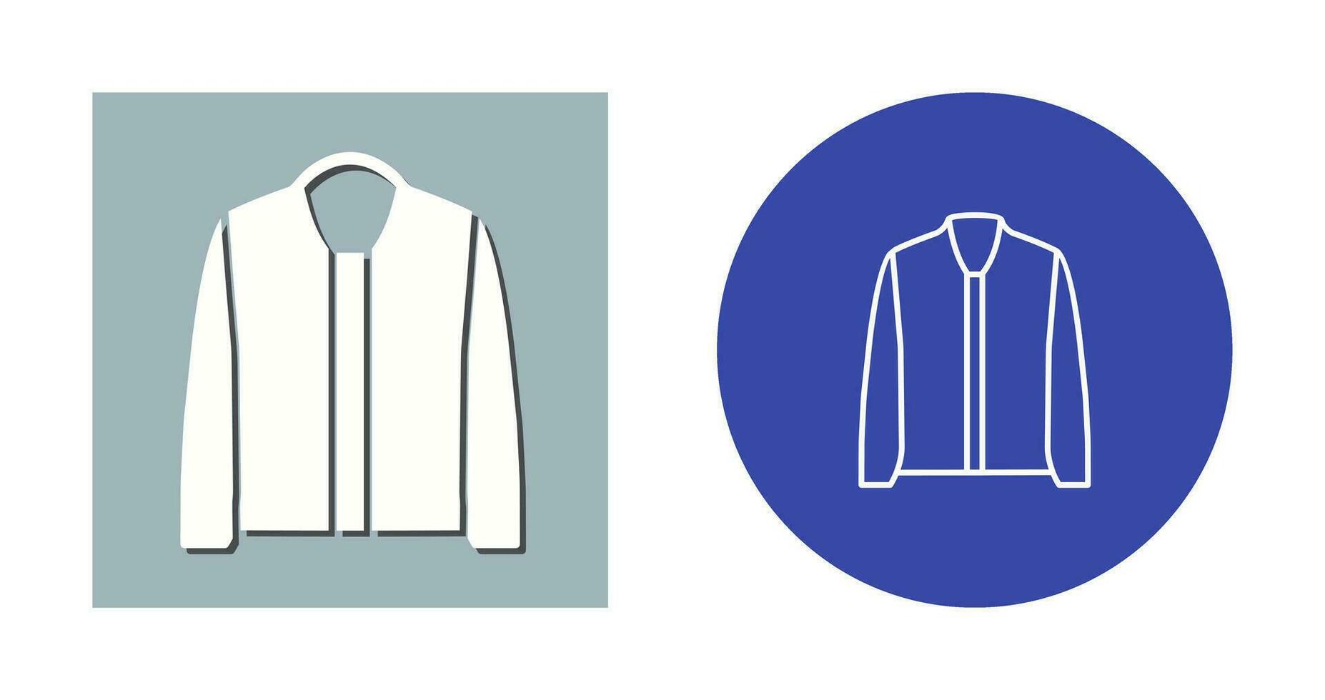 icono de vector de chaqueta