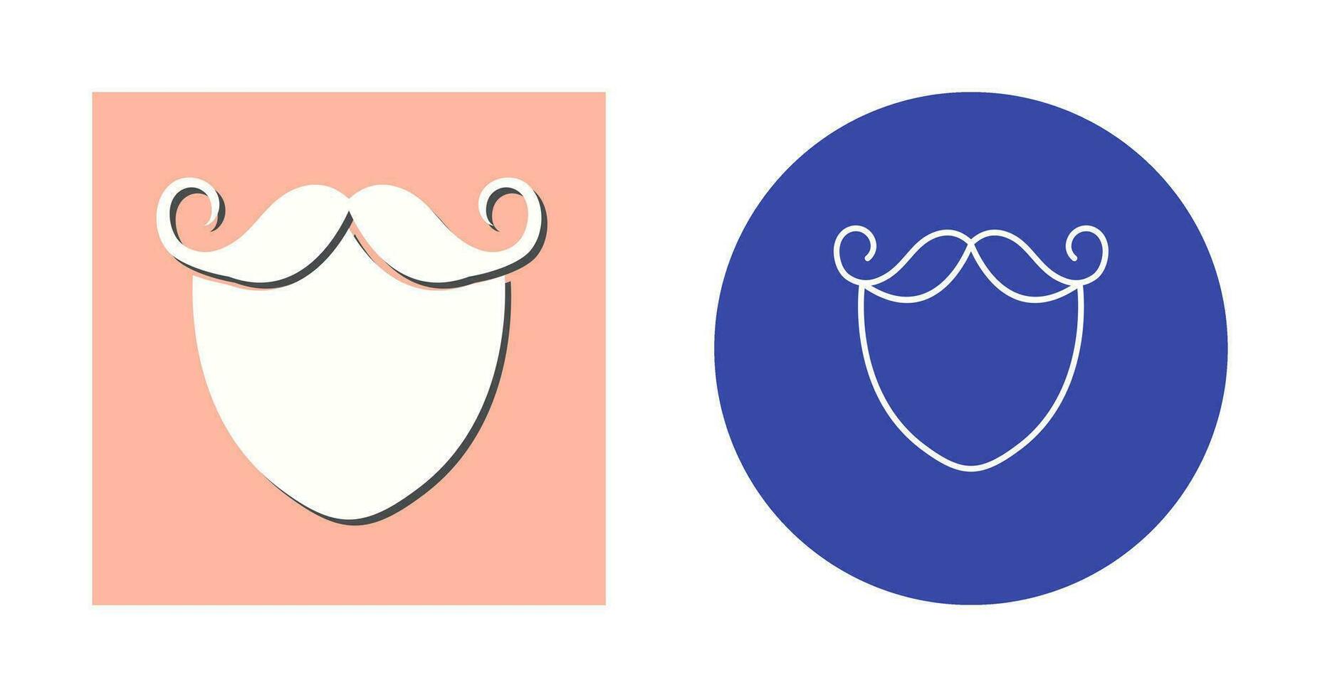 Beard and Moustache Vector Icon