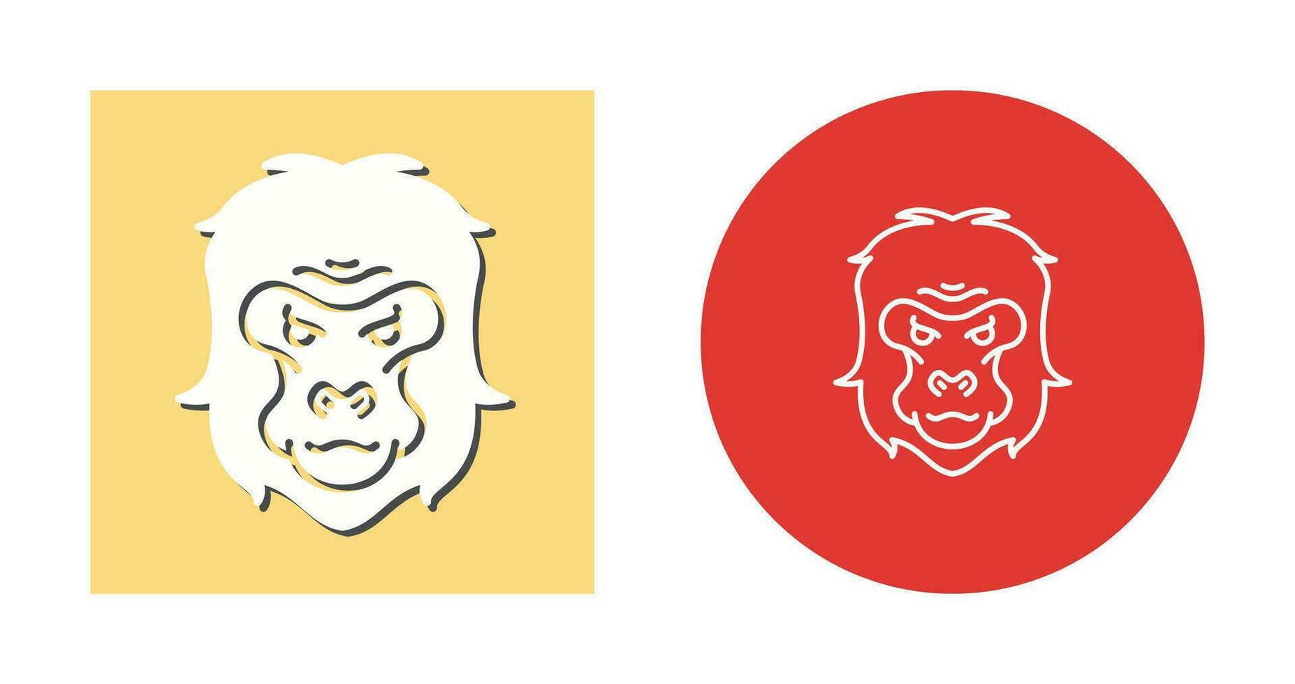 Gorilla Vector Icon