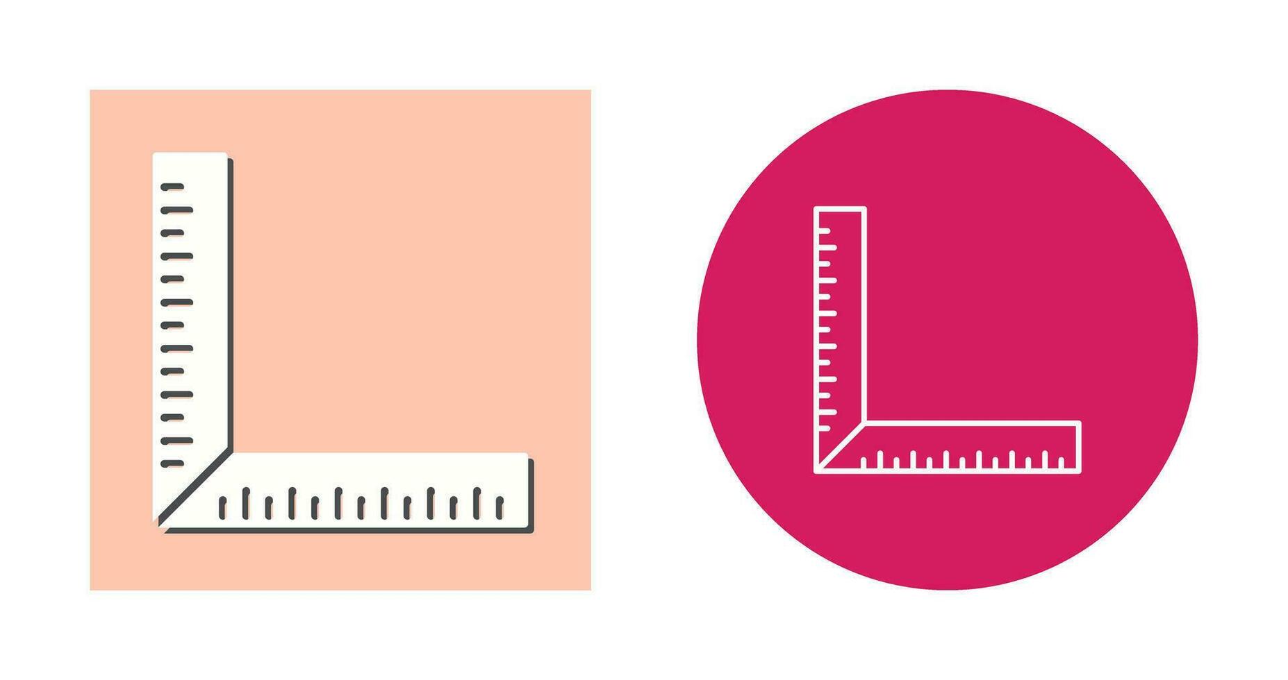 square Ruler Vector Icon