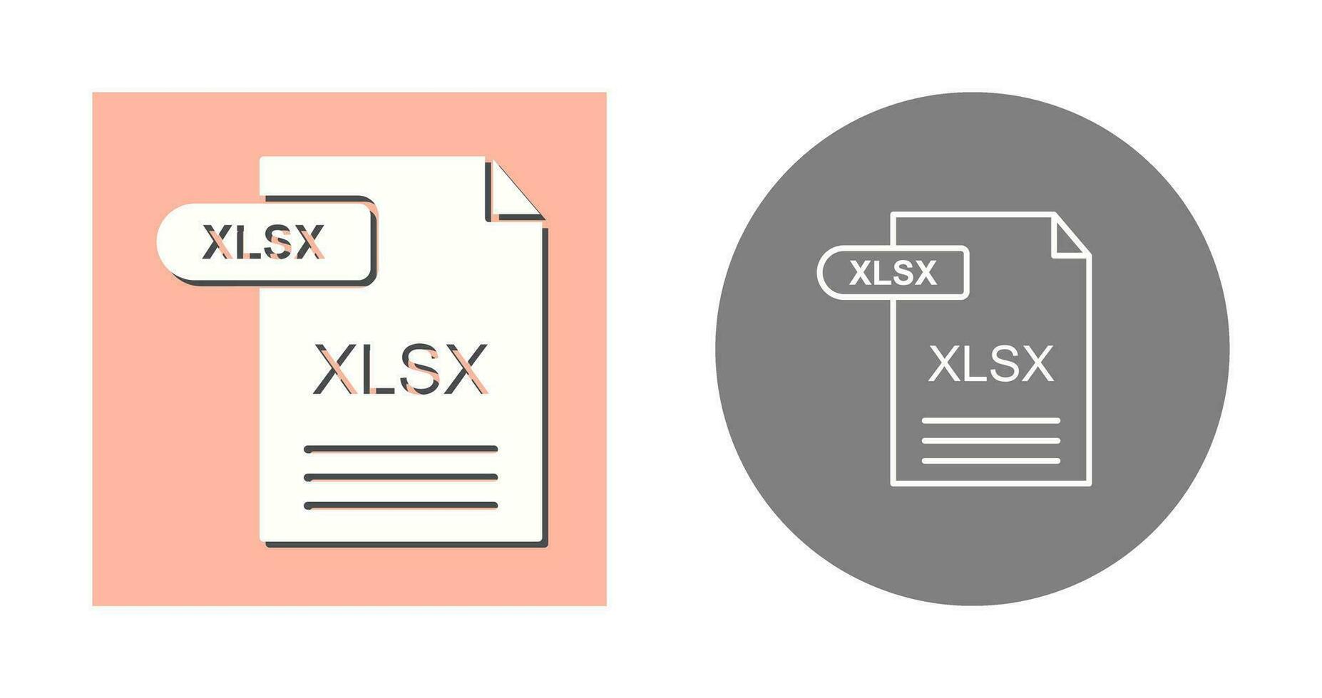 icono de vector xlsx