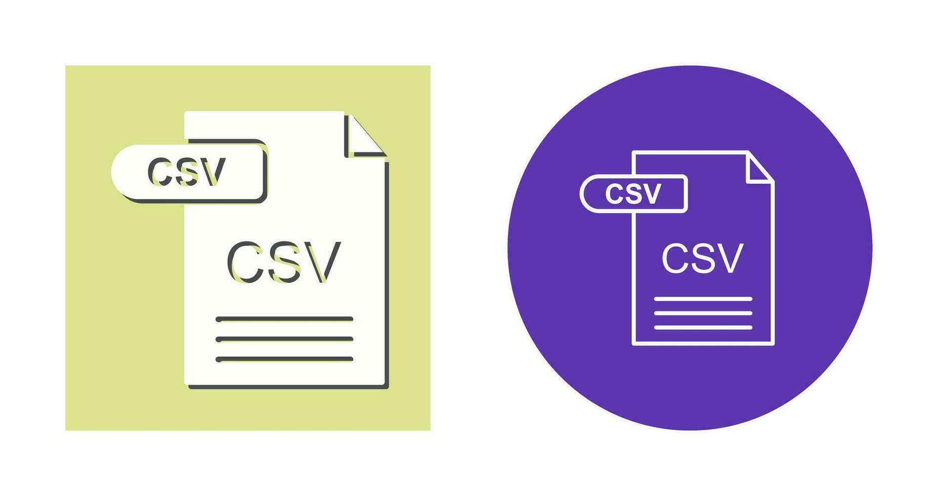 CSV Vector Icon