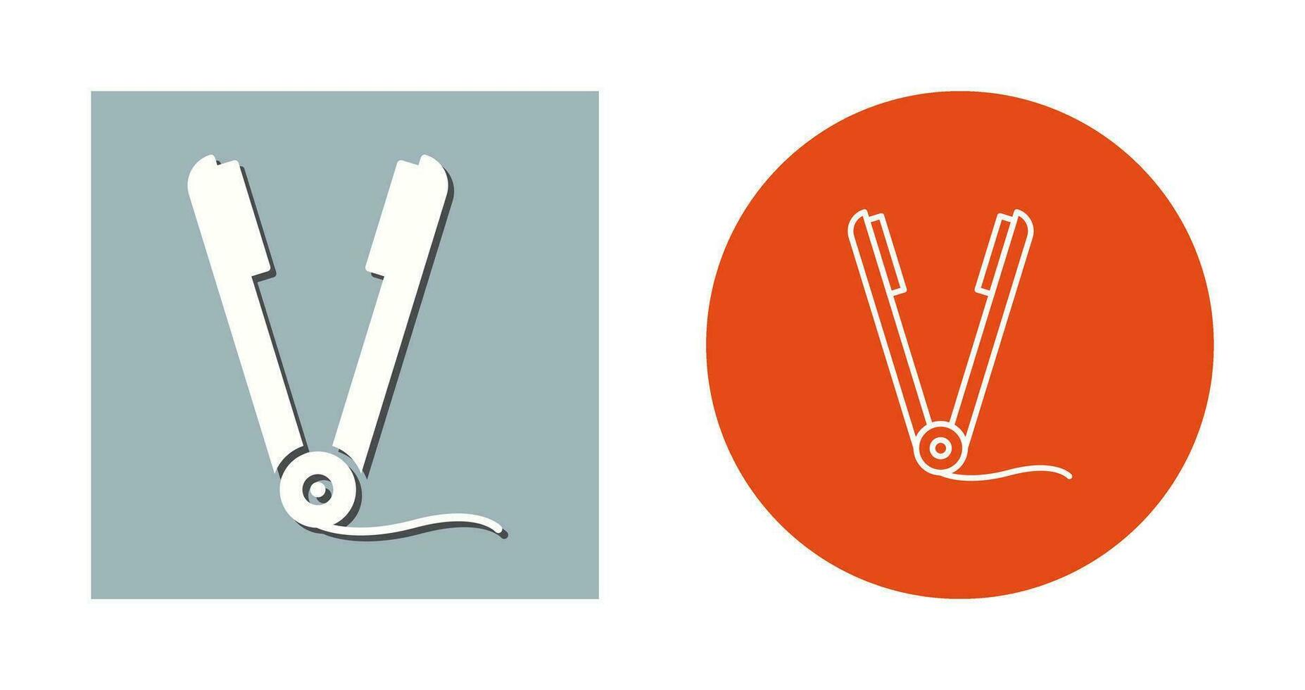 Straightener Vector Icon