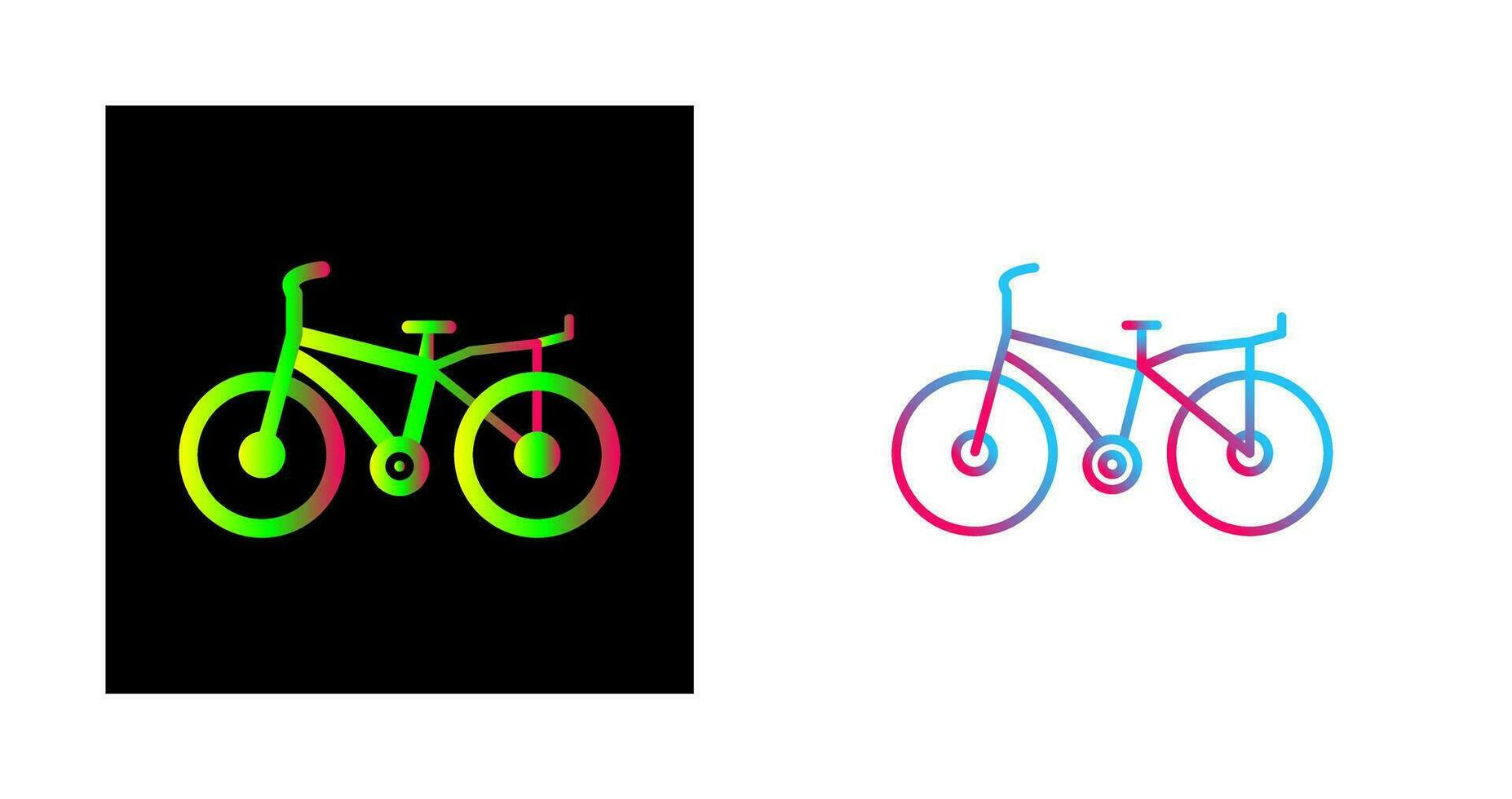 icono de vector de bicicleta