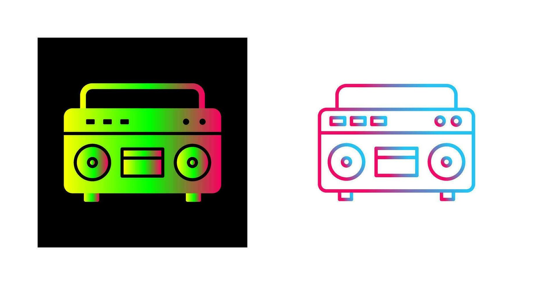 Casette Player Vector Icon