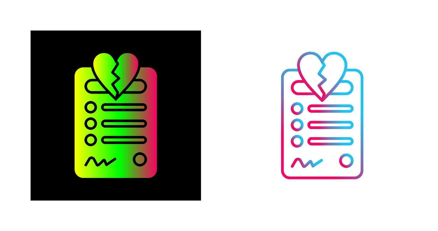 Divorce Vector Icon