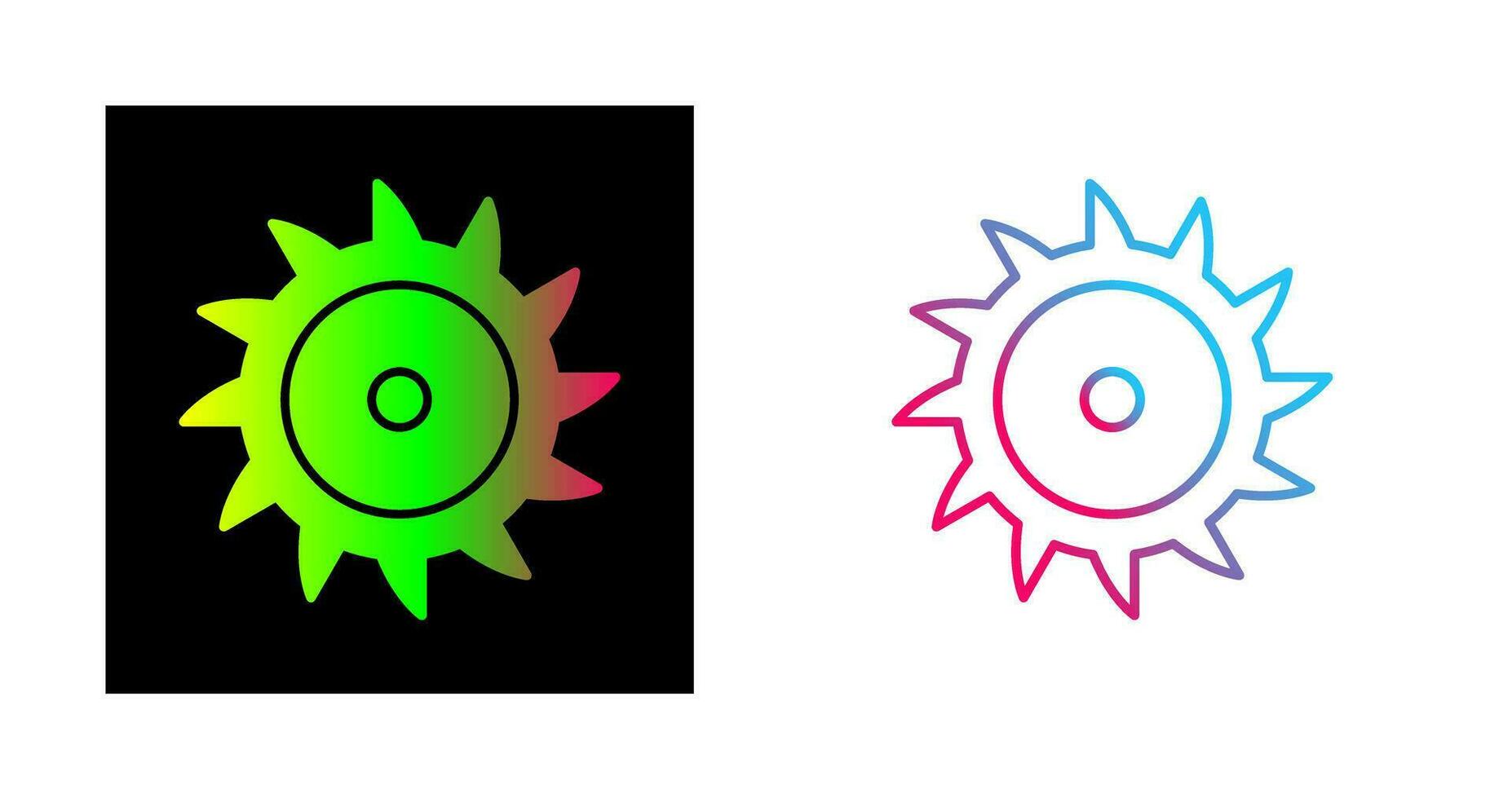 Saw Blade Vector Icon