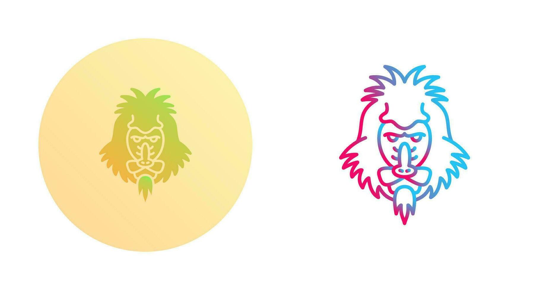 Mandrill Vector Icon