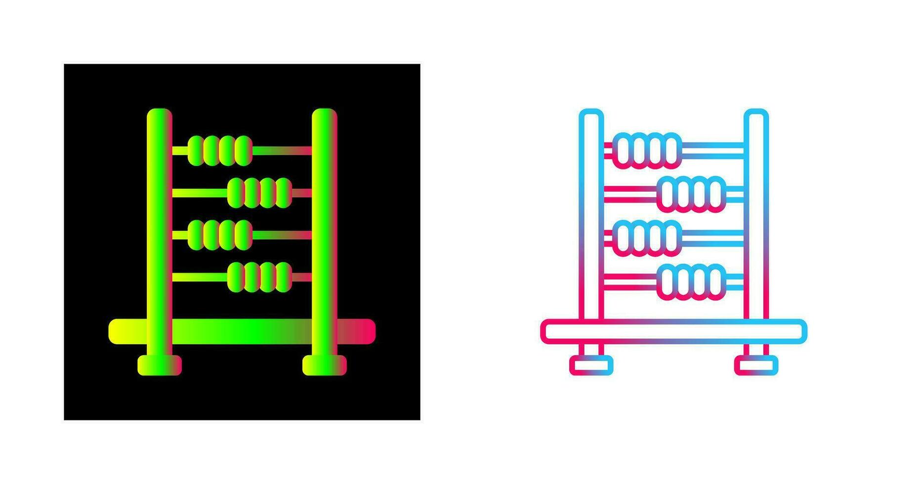 icono de vector de ábaco