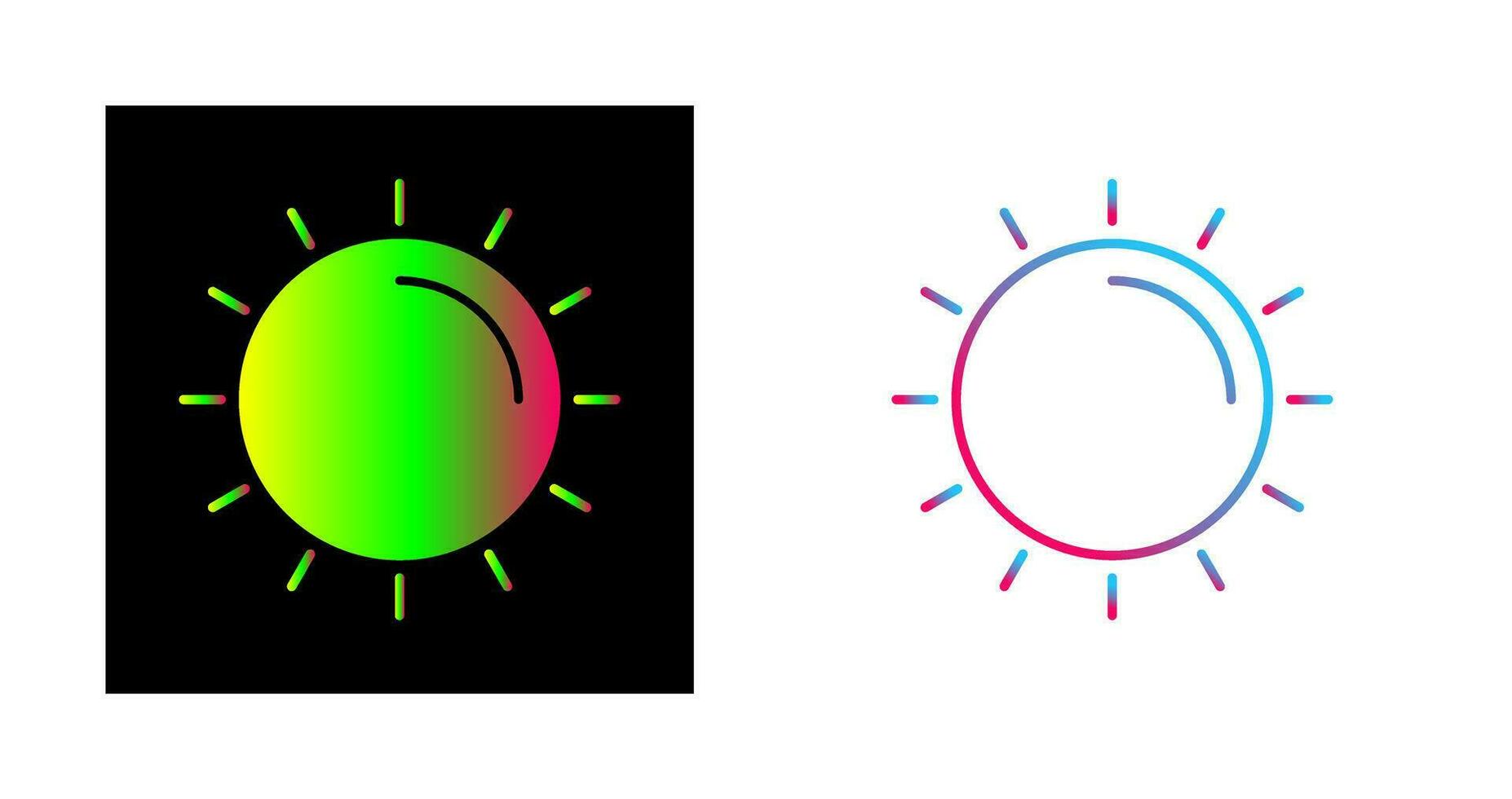 Sun Vector Icon