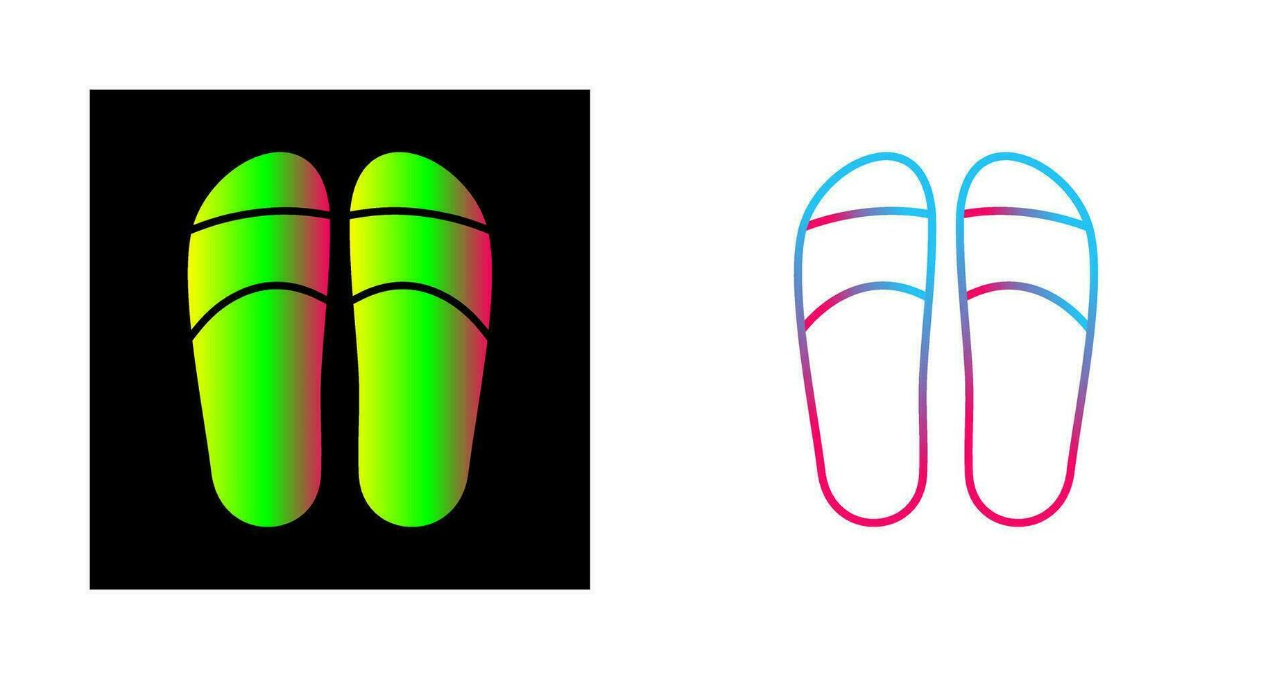 Slippers Vector Icon