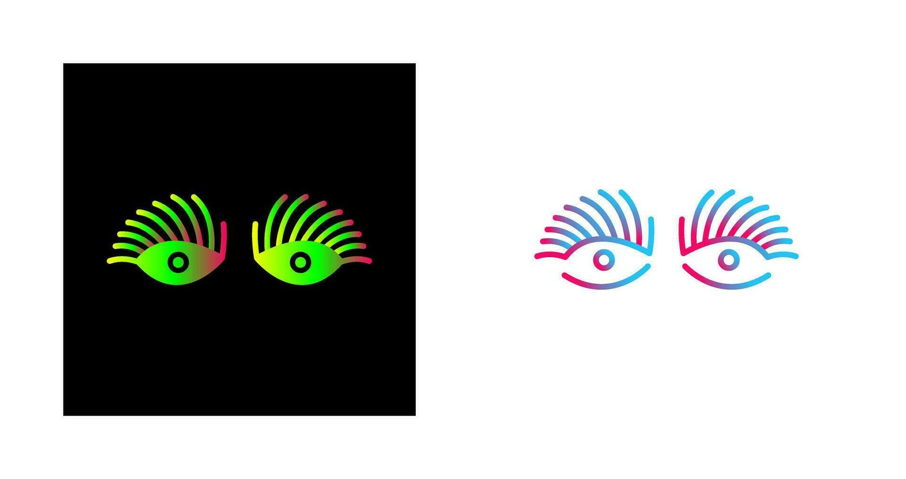 Longlashes Vector Icon