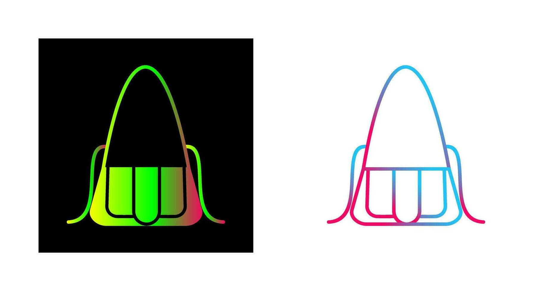 icono de vector de bolsa