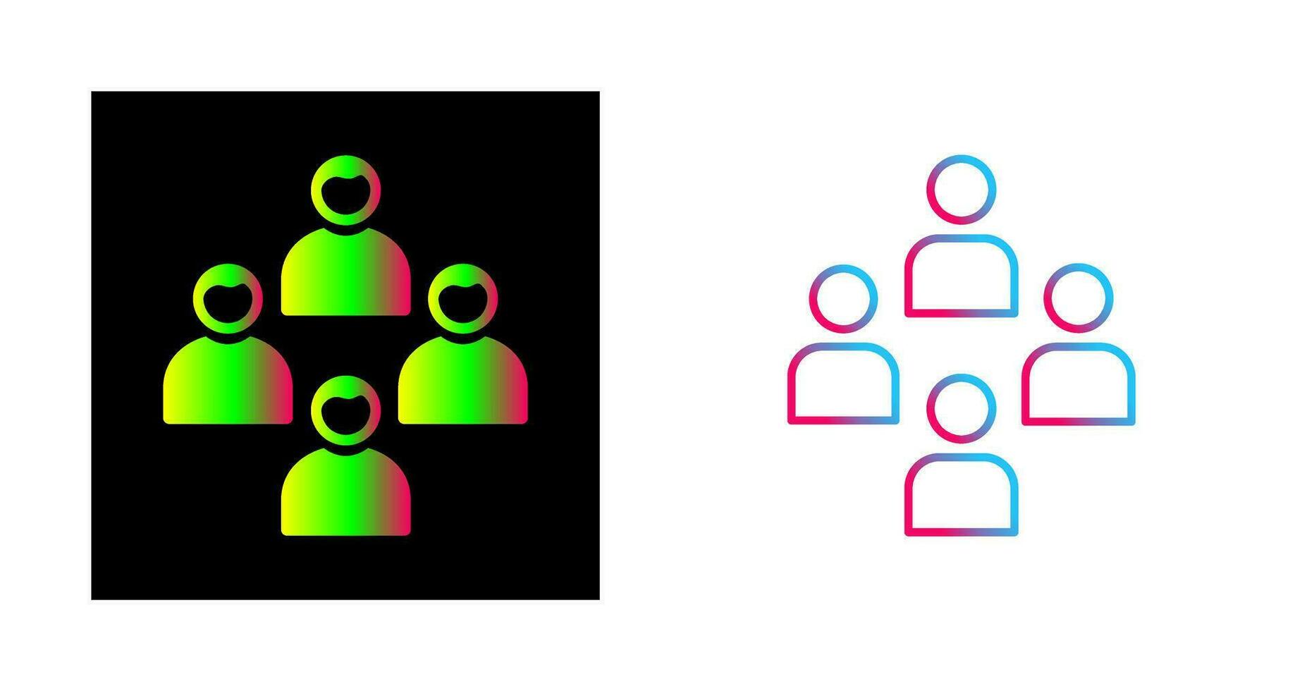 Network Group Vector Icon