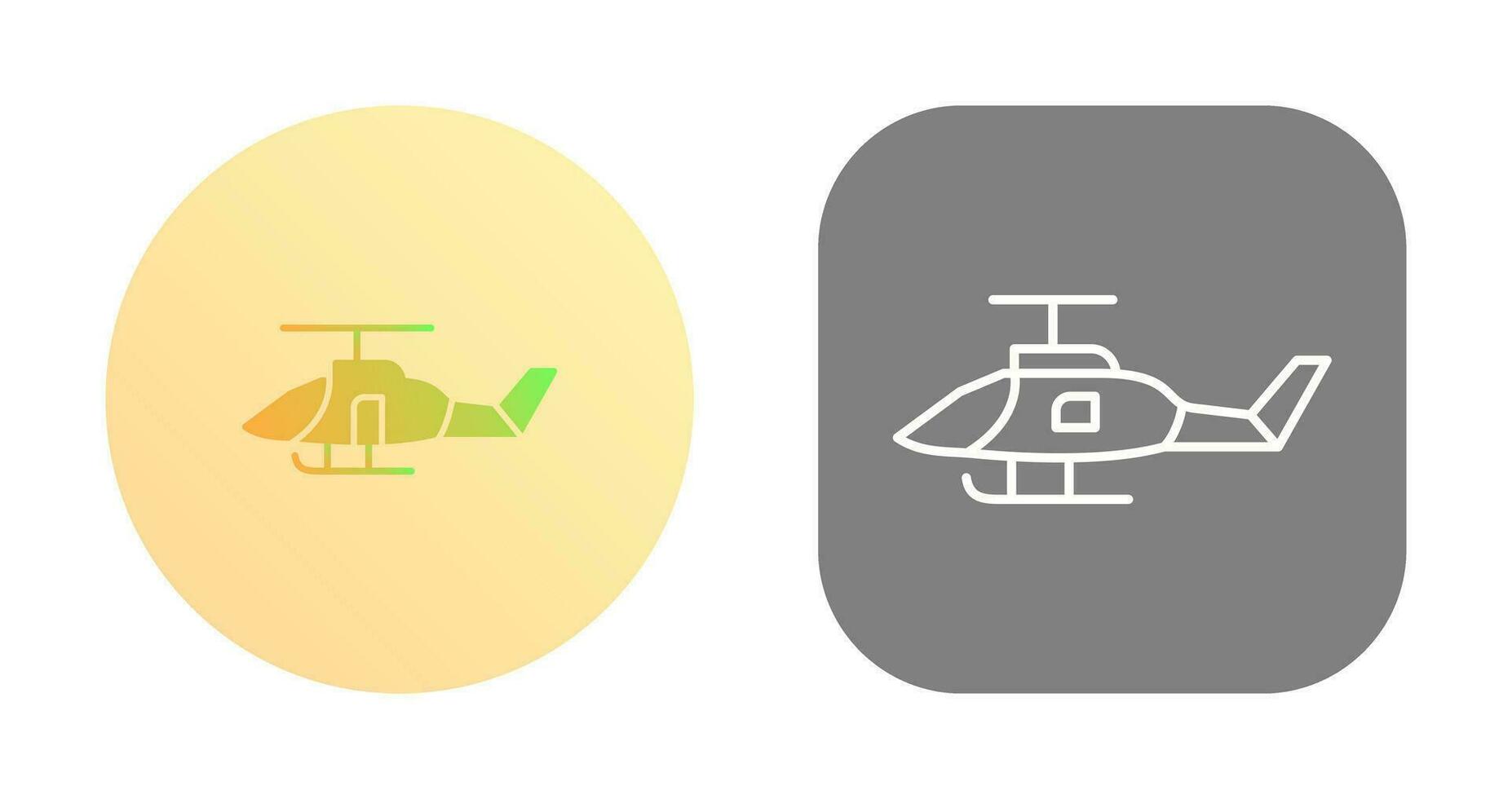 icono de vector de helicóptero militar