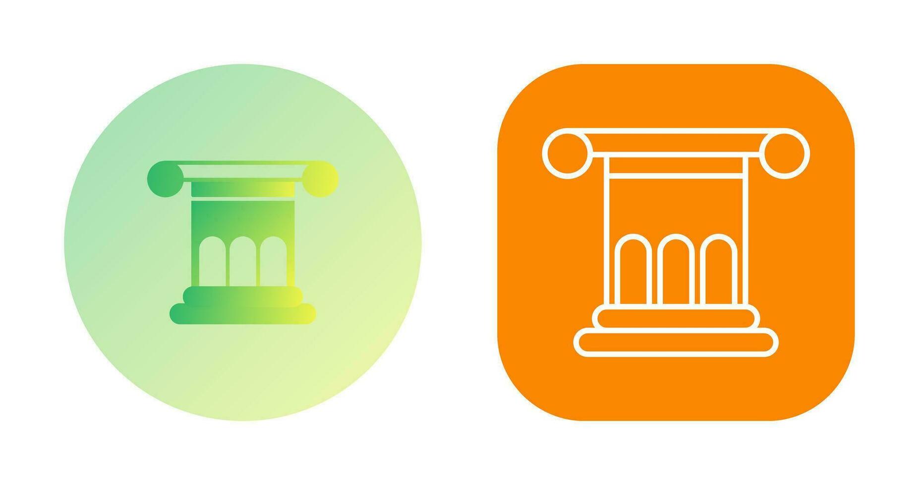 Roman Law Vector Icon