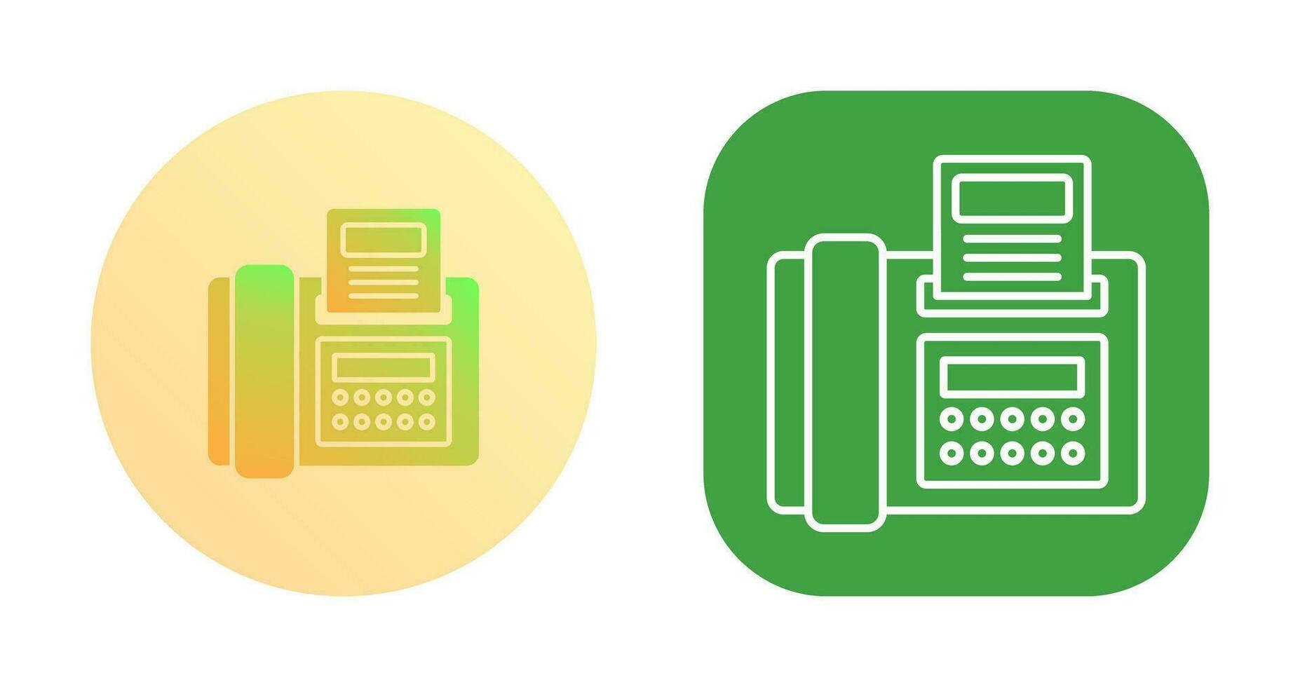 Fax Vector Icon
