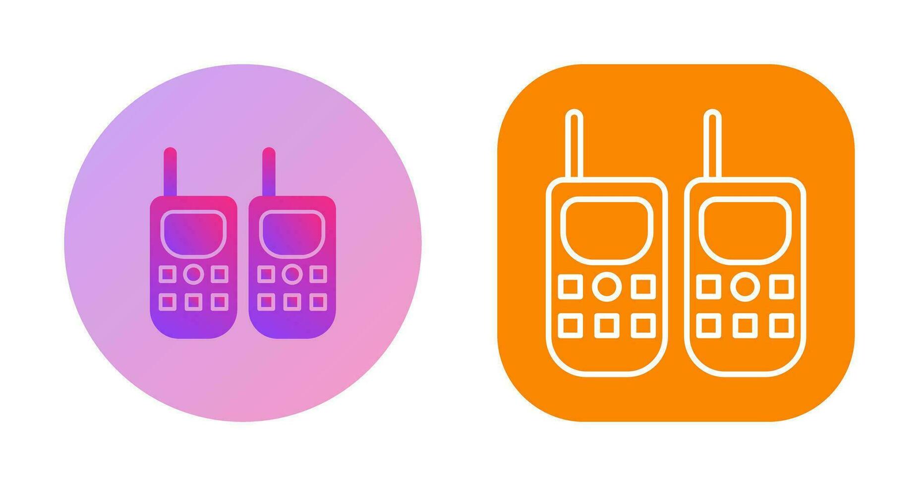 Walkie Talkie Vector Icon