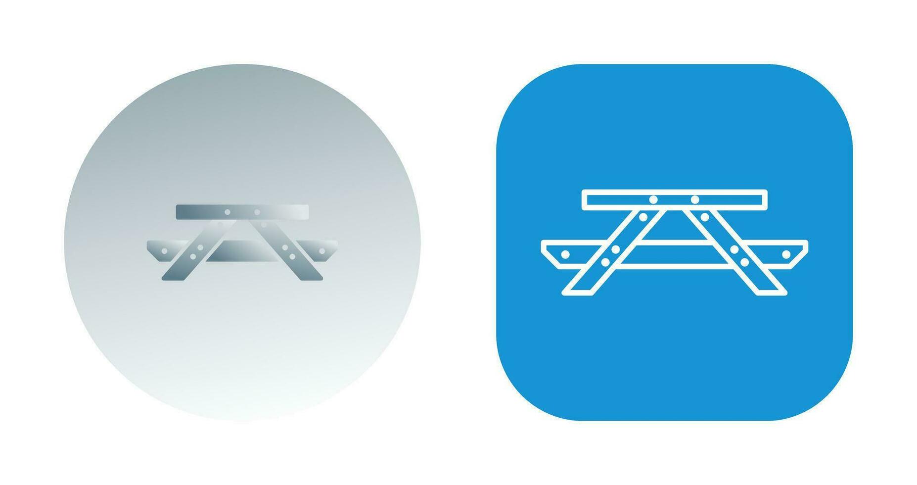 Picnic of Table Vector Icon