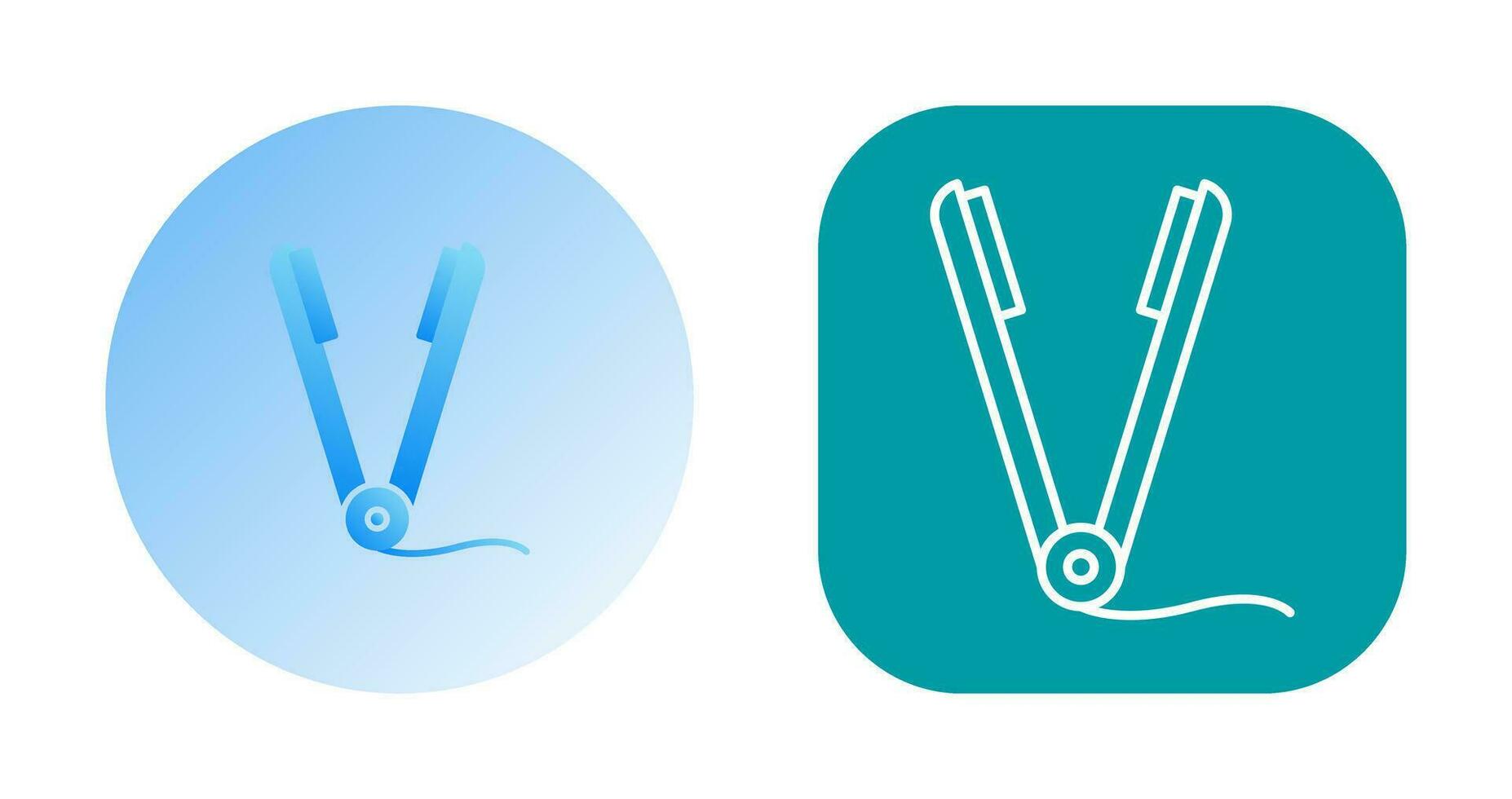 Straightener Vector Icon