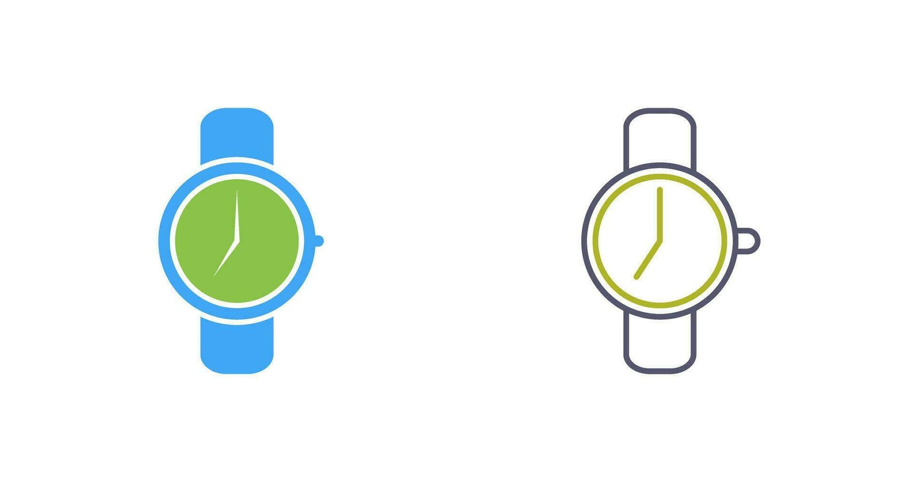 reloj, vector, icono vector