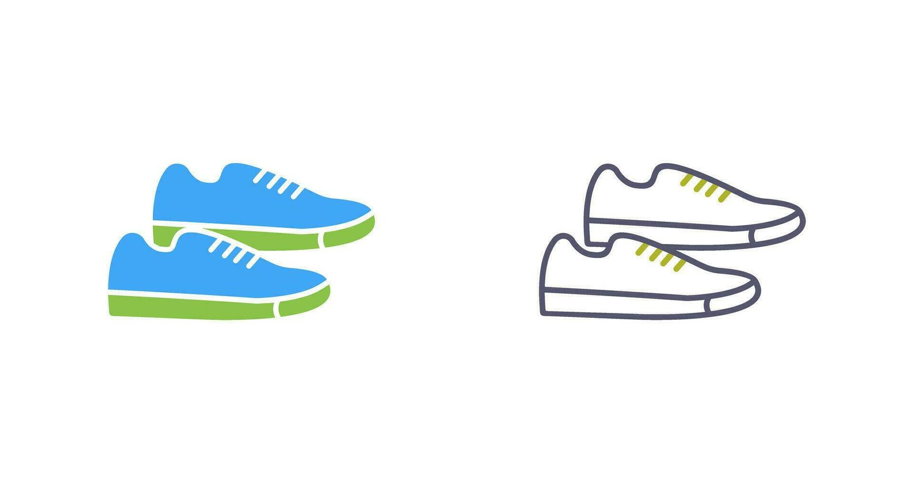 icono de vector de zapatillas