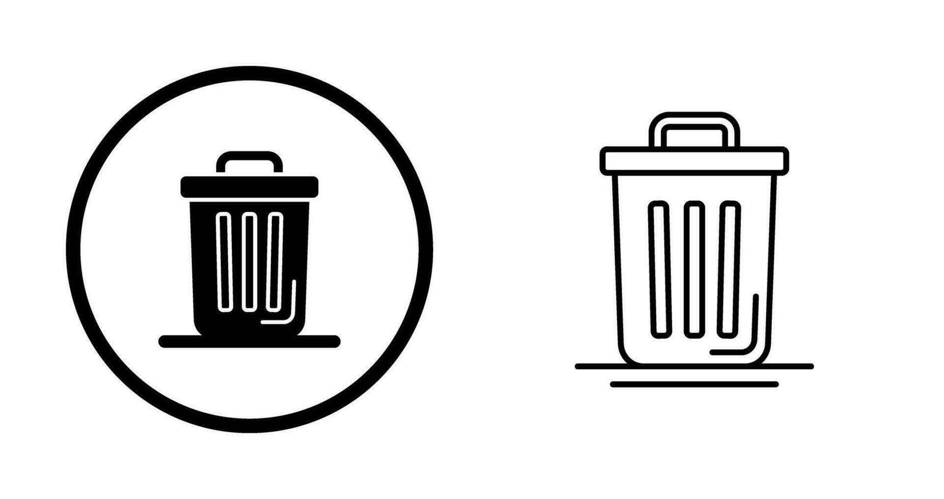 Trash Can Vector Icon