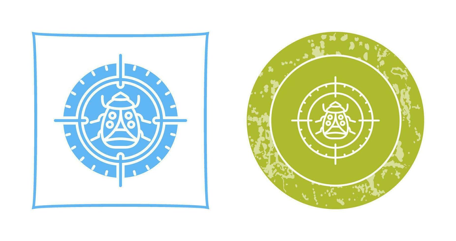 Bug Target Vector Icon