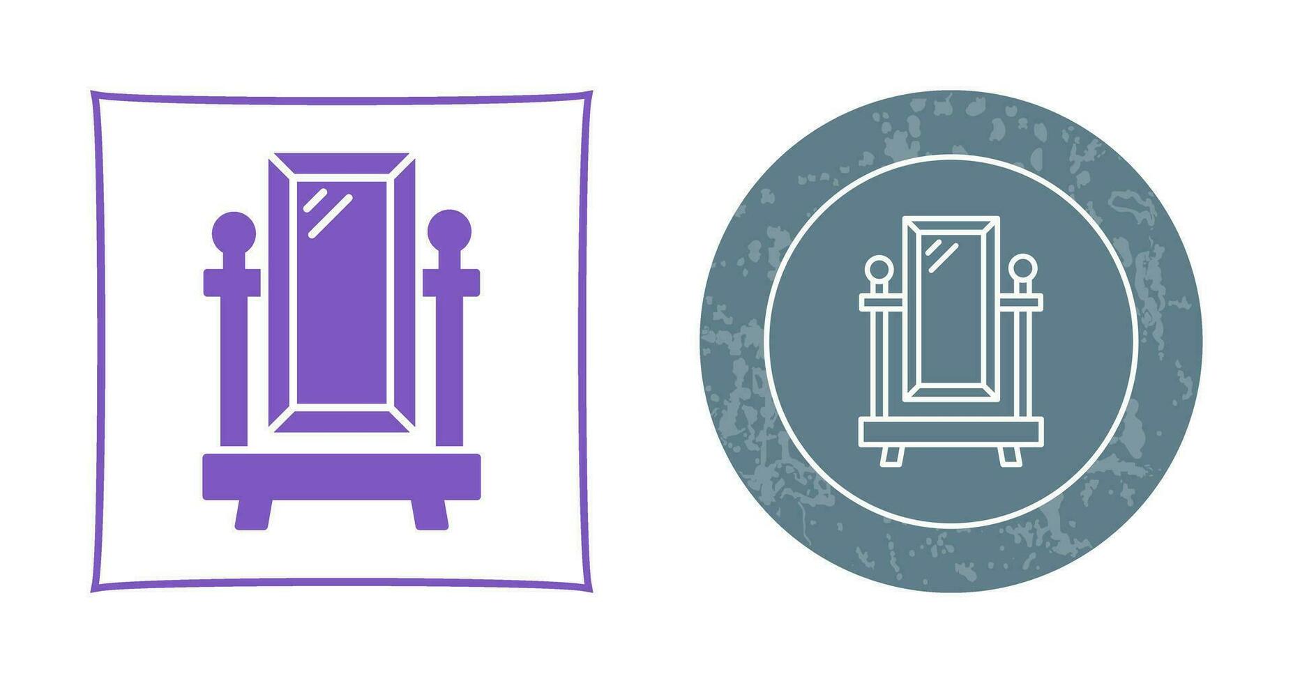 Floor Mirror Vector Icon