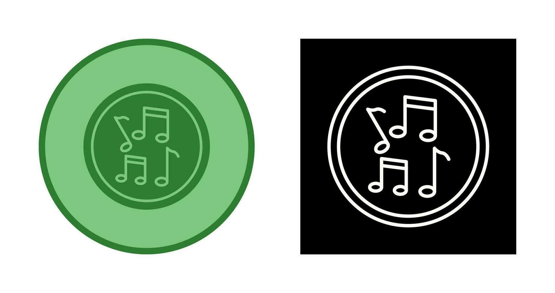 Musical Notes Vector Icon