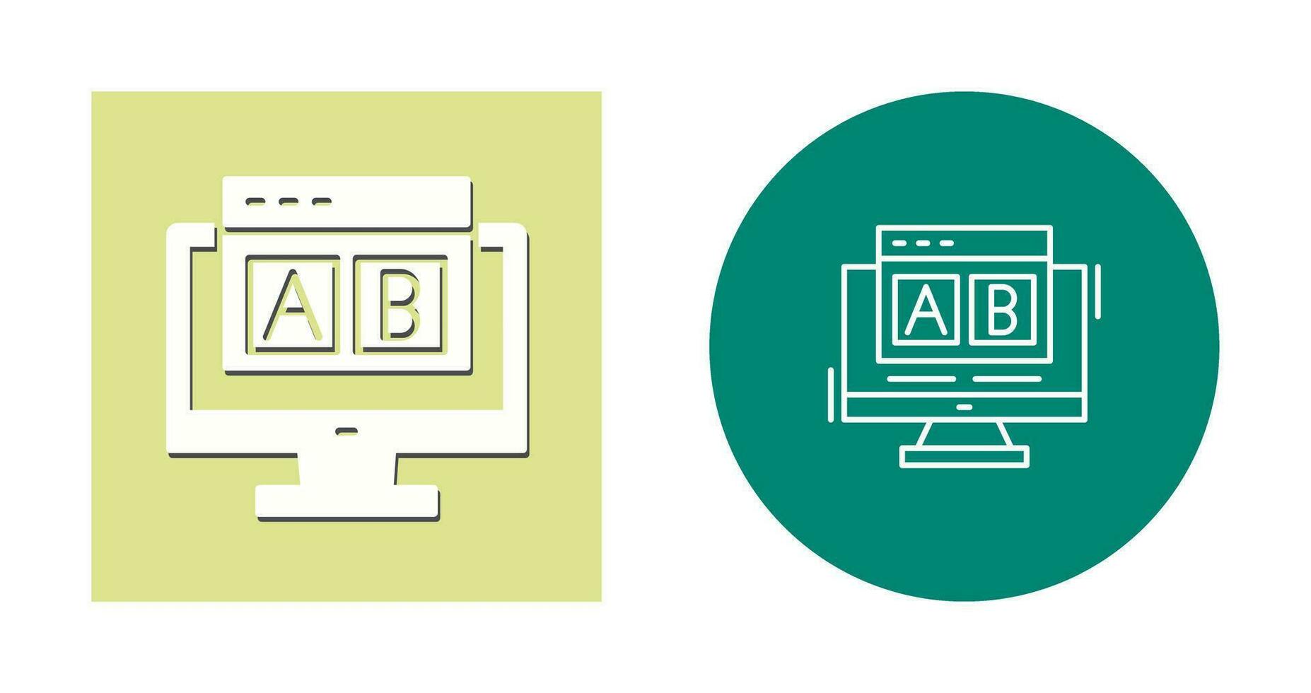 AB Testing Vector Icon